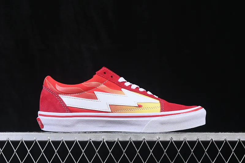 All categories Vans Vans series Vans Low Vans low-top Revenge x Storm Old Skool Lightning joint low-top casual sneakers Red Flame